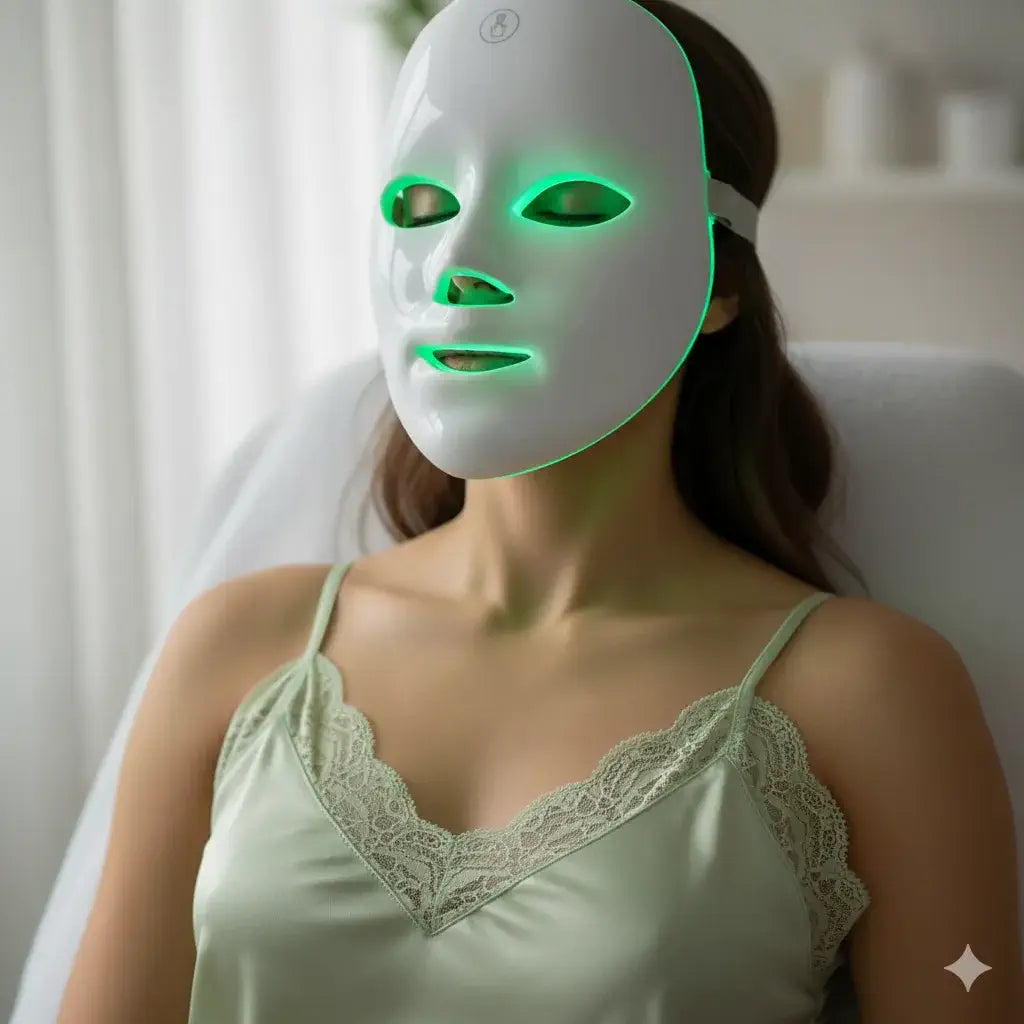 masque led visage luminothérapie