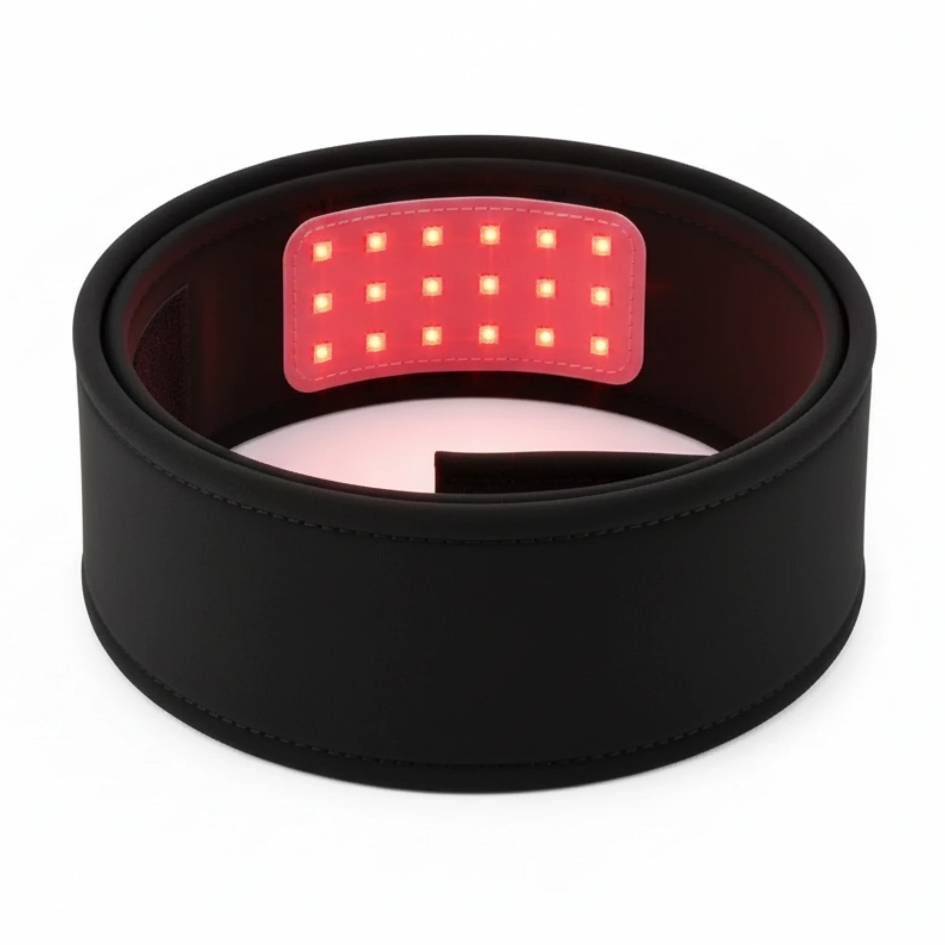 bandeau-noir-enroulé-cou-luminothérapie