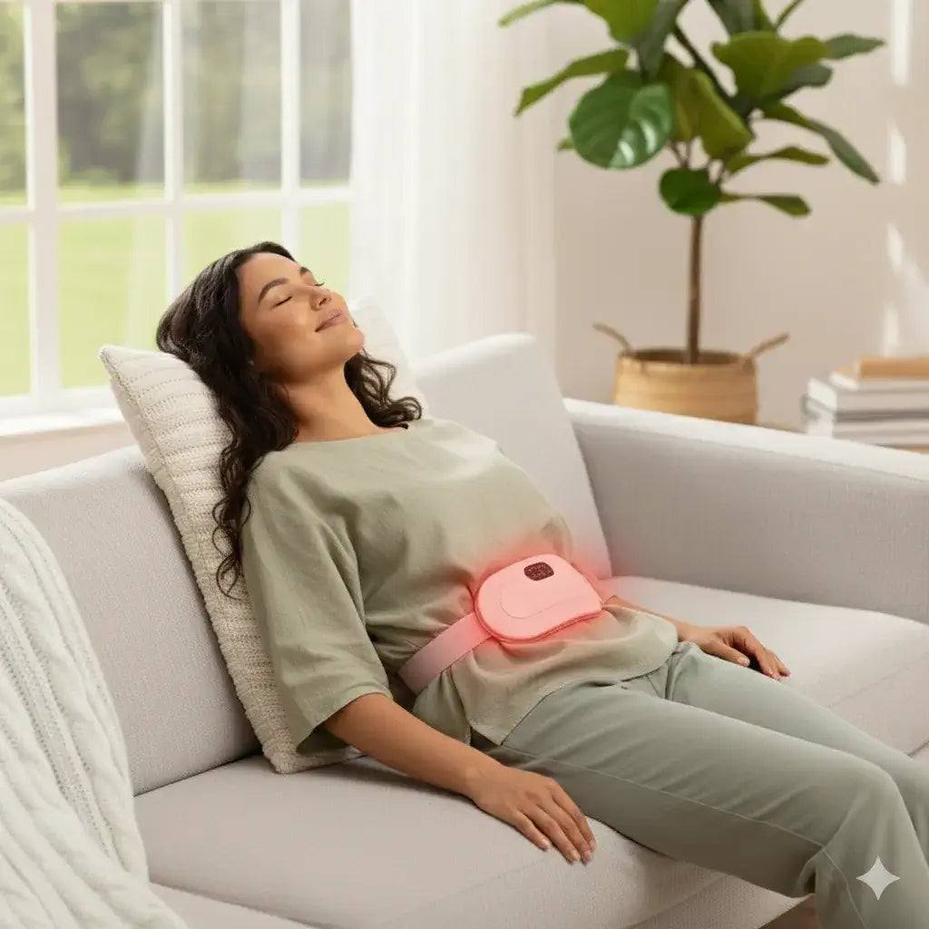 Ceinture chauffante et vibrante pour douleurs menstruelles Meravia bien-être