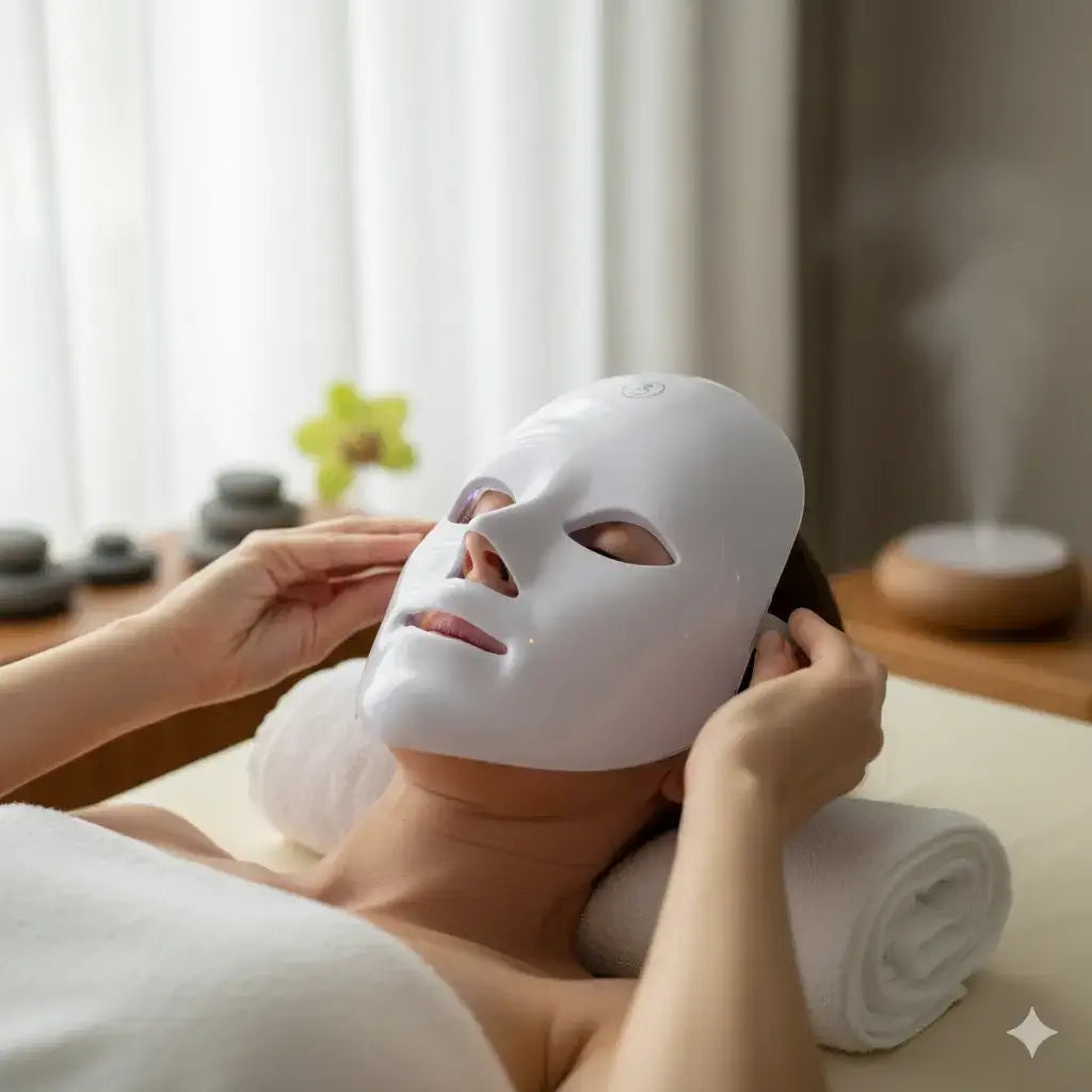 Masque visage Luminothérapie Meravia bien-être