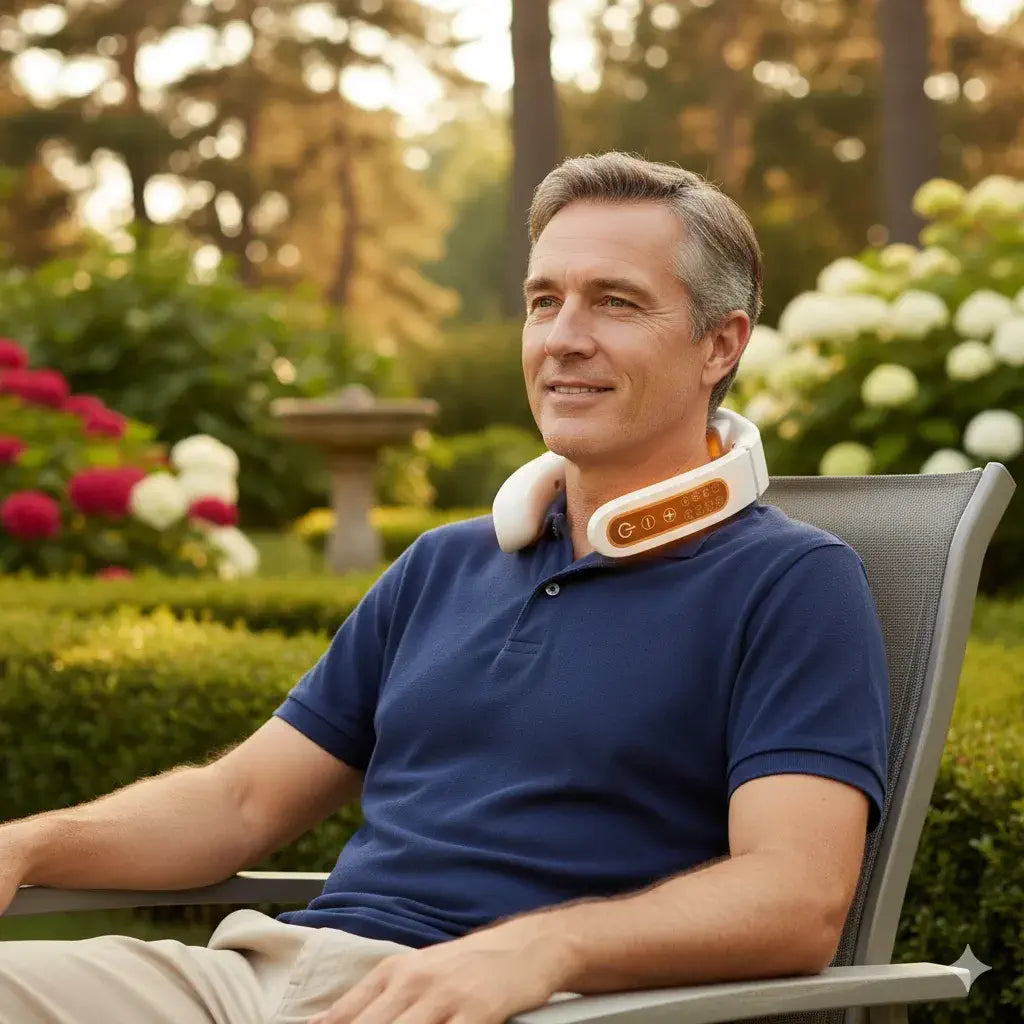 Masseur cervicale chauffant, vibrant Meravia bien-être