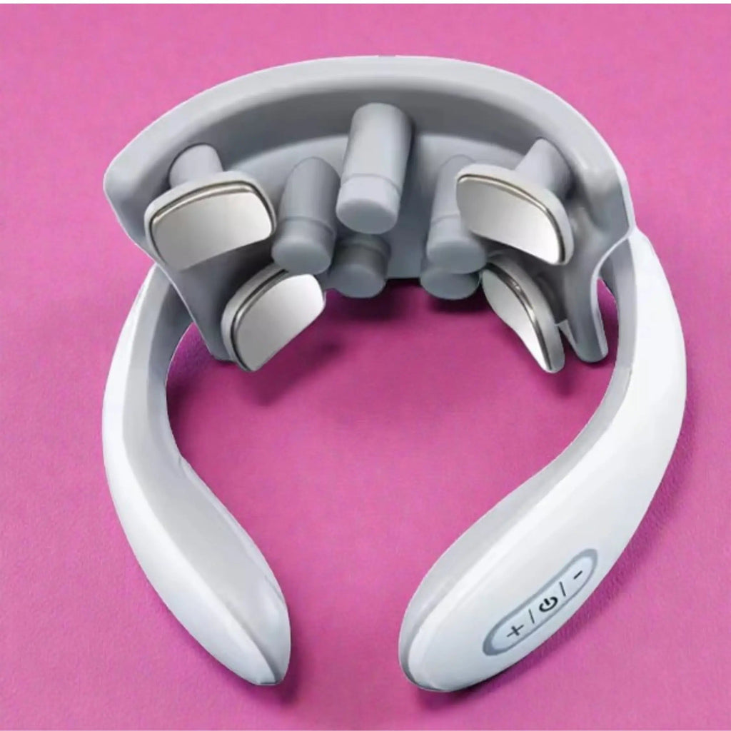 Masseur cervicale intelligent 3D chauffant, vibrant anti tensions, anti douleurs. Meravia bien-être