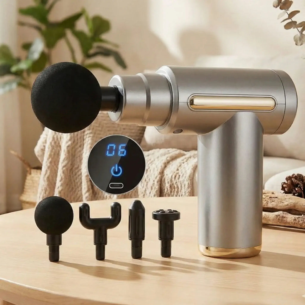 pistolet-massage-electrique-gris