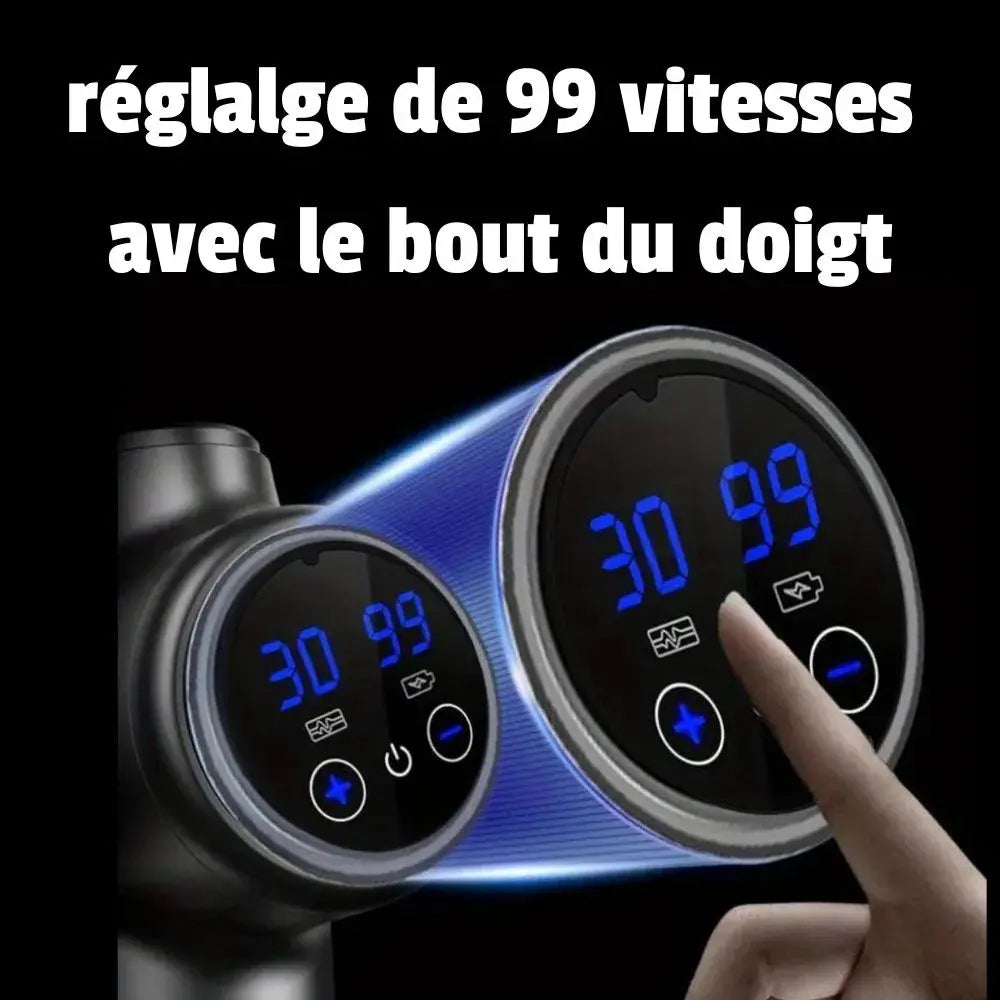 Pistolet de Massage Portable – Soulagement Musculaire Profond et Récupération Express DAQI Beautylife Store